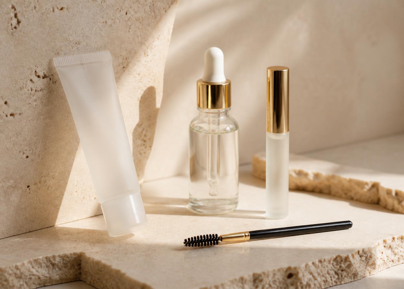 Brow and lash aftercare products